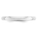 10K White Gold 2.5mm Width - 4mm - 14mm Size - Knife Edge Comfort Fit Wedding Band 10K White Gold 2.5mm Width - 4mm - 14mm Size - Knife Edge Comfort Fit Wedding Band