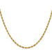 14K Yellow Gold 3mm Width - 7 inch - 28 inch Length - Semi Solid Rope with Lobster Clasp Chain 14K Yellow Gold 3mm Width - 7 inch - 28 inch Length - Semi Solid Rope with Lobster Clasp Chain
