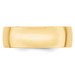 14K Yellow Gold 7mm Width - 4mm - 14mm Size - Lightweight Comfort Fit Wedding Band 14K Yellow Gold 7mm Width - 4mm - 14mm Size - Lightweight Comfort Fit Wedding Band