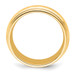14K Yellow Gold 8mm Width - 4mm - 14mm Size - Double Milgrain Comfort Fit Wedding Band