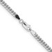 14K White Gold 3.5mm Width - 7 inch - 26 inch Length - Solid Miami Cuban Chain 14K White Gold 3.5mm Width - 7 inch - 26 inch Length - Solid Miami Cuban Chain