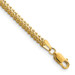 14K Yellow Gold 2.3mm Width - 7 inch - 30 inch Length - Franco with Lobster Clasp Chain 14K Yellow Gold 2.3mm Width - 7 inch - 30 inch Length - Franco with Lobster Clasp Chain