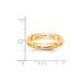 14K Yellow Gold 4mm Width - 4mm - 14mm Size - Knife Edge Comfort Fit Wedding Band 14K Yellow Gold 4mm Width - 4mm - 14mm Size - Knife Edge Comfort Fit Wedding Band
