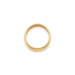 14K Yellow Gold 3mm Width - 4mm - 14mm Size - Milgrain Half Round Wedding Band 14K Yellow Gold 3mm Width - 4mm - 14mm Size - Milgrain Half Round Wedding Band