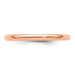 14K Rose Gold 2mm Width - 4mm - 14mm Size - Lightweight Half Round Wedding Band 14K Rose Gold 2mm Width - 4mm - 14mm Size - Lightweight Half Round Wedding Band