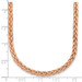 14K Rose Gold Polished Solid Round Wheat Chain Necklace 7.5" 8" 8.5" 18" 20" 24" and 30" 14K Rose Gold Polished Solid Round Wheat Chain Necklace 7.5" 8" 8.5" 18" 20" 24" and 30"