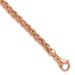 14K Rose Gold Polished Solid Round Wheat Chain Necklace 7.5" 8" 8.5" 18" 20" 24" and 30" 14K Rose Gold Polished Solid Round Wheat Chain Necklace 7.5" 8" 8.5" 18" 20" 24" and 30"
