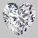 Certified Lab Grown Diamond Heart Shape in sizes  - Premium Melee for Designers & Jewelers 1 to 4 Carat VS1/F Clarity Color
