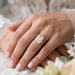 Roy Rose Jewelry 18K White Gold 3 Carat Radiant-cut Diamond Solitaire Bezel Set Engagement Ring - Modern Minimalist Bridal Setting - Secure Bezel Design With Ring Size 4 - 10