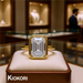 Roy Rose Jewelry 18K Yellow Gold 2 Carat Emerald Diamond Solitaire Bezel Set Engagement Ring - Modern Minimalist Bridal Setting - Secure Bezel Design With Ring Size 4 - 10