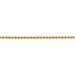 14K Yellow Gold 2mm Handmade Regular Rope Chain Anklet Bracelet - Length 10'' inches - (C63-815) 14K Yellow Gold 2mm Handmade Regular Rope Chain Anklet Bracelet - Length 10'' inches - (C63-815)