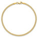 10K Yellow Gold 2.5mm Semi-Solid Curb Link Chain - length: 10 inches - (C63-816) 10K Yellow Gold 2.5mm Semi-Solid Curb Link Chain - length: 10 inches - (C63-816)