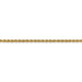 14K Yellow Gold 2.5mm Handmade Regular Rope Chain Anklet Bracelet - Length 10'' inches - (C63-822) 14K Yellow Gold 2.5mm Handmade Regular Rope Chain Anklet Bracelet - Length 10'' inches - (C63-822)