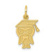 10K Yellow Gold Graduation Charm - (A81-730)