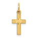 10K Yellow Gold Cross Charm - (A81-742) 10K Yellow Gold Cross Charm - (A81-742)
