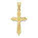 10K Yellow Gold Crucifix Pendant - (A81-789)