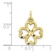 10K Yellow Gold Shamrock Charm - (A81-793)