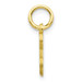 10K Yellow Gold Initial Letter E Charm Pendant - (A81-798)