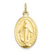10K Yellow Gold Miraculous Medal - (A81-812) 10K Yellow Gold Miraculous Medal - (A81-812)