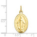 10K Yellow Gold Miraculous Medal - (A81-812) 10K Yellow Gold Miraculous Medal - (A81-812)