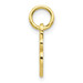 10K Yellow Gold Initial Letter A Charm Pendant - (A81-824)