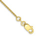 10K Yellow Gold 1mm Spiga Chain Anklet Bracelet - Length 9'' inches - (C63-855) 10K Yellow Gold 1mm Spiga Chain Anklet Bracelet - Length 9'' inches - (C63-855)