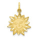 10K Yellow Gold Sun Charm - (A81-835) 10K Yellow Gold Sun Charm - (A81-835)