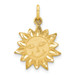 10K Yellow Gold Sun Charm - (A81-835) 10K Yellow Gold Sun Charm - (A81-835)