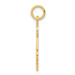 10K Yellow Gold #1 DAD Charm - (A81-837)