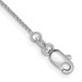 10k White Gold .8mm Spiga Chain Anklet - length: 10" inches - (C63-862) 10k White Gold .8mm Spiga Chain Anklet - length: 10" inches - (C63-862)