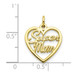 10K Yellow Gold SUPER MOM Charm - (A81-854) 10K Yellow Gold SUPER MOM Charm - (A81-854)