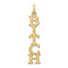 10K Yellow Gold 5-Lettered Talking Charm - (A81-864) 10K Yellow Gold 5-Lettered Talking Charm - (A81-864)