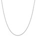 Leslie's 14K White Gold Sparkle Singapore Chain 1 Width Necklace - Length 20'' inches - (B18-275)