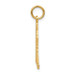 10K Yellow Gold Hockey Charm - (A81-932) 10K Yellow Gold Hockey Charm - (A81-932)