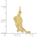 10K Yellow Gold Hockey Charm - (A81-932) 10K Yellow Gold Hockey Charm - (A81-932)