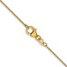 18K Yellow Gold Leslie's 0.5mm Box Chain - length: 16 inches - (B18-374) 18K Yellow Gold Leslie's 0.5mm Box Chain - length: 16 inches - (B18-374)