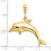 10K Yellow Gold Dolphin Charm - (A81-948)