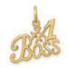 10K Yellow Gold #1 BOSS Charm - (A81-949)