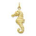 10K Yellow Gold Sea Horse Charm - (A81-953)