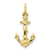 10K Yellow Gold Anchor Charm - (A81-956) 10K Yellow Gold Anchor Charm - (A81-956)
