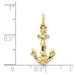 10K Yellow Gold Anchor Charm - (A81-956) 10K Yellow Gold Anchor Charm - (A81-956)
