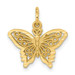 10K Yellow Gold Butterfly Charm - (A81-970)