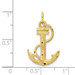 10K Yellow Gold Anchor Charm - (A81-989) 10K Yellow Gold Anchor Charm - (A81-989)