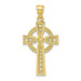 10K Yellow Gold Iona Cross Pendant - (A82-112) 10K Yellow Gold Iona Cross Pendant - (A82-112)