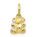 10K Yellow Gold Teddy Bear Charm - (A82-117) 10K Yellow Gold Teddy Bear Charm - (A82-117)