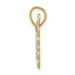 10K Yellow Gold & Rhodium Butterfly Pendant - (A82-165) 10K Yellow Gold & Rhodium Butterfly Pendant - (A82-165)
