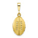 10K Yellow Gold Football Charm - (A82-167)
