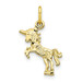 10K Yellow Gold Baby Unicorn Charm - (A82-224) 10K Yellow Gold Baby Unicorn Charm - (A82-224)