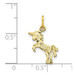 10K Yellow Gold Baby Unicorn Charm - (A82-224) 10K Yellow Gold Baby Unicorn Charm - (A82-224)