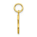 10K Yellow Gold Initial Letter S Charm Pendant - (A82-228)